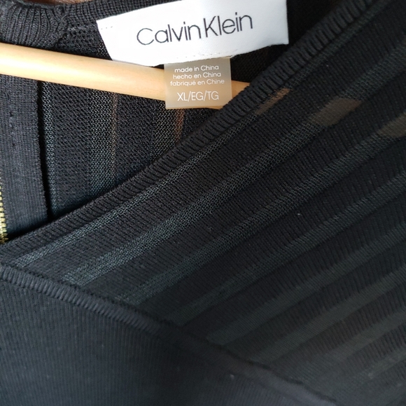 Calvin Klein XL Black A-line dress - Picture 7 of 10